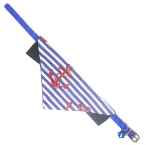 Ahoy there! Cat Bandana Collar Set